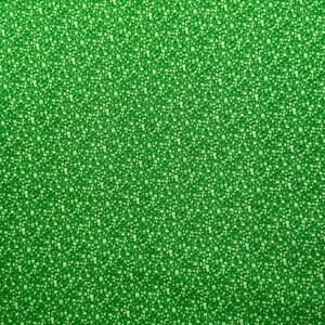 Vintage Green on Green Micro Splatter Print Cotton Fabric - 1/2 Yard